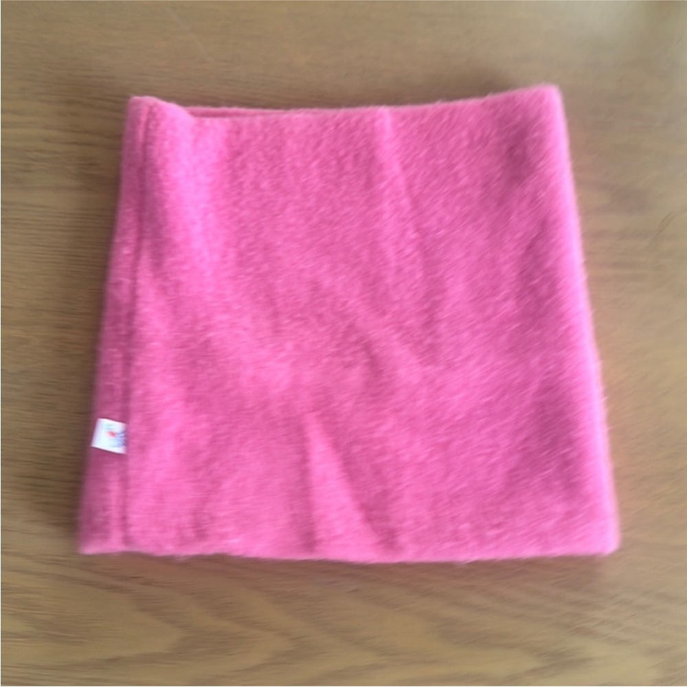 Pink Woolen turtleneck scarf